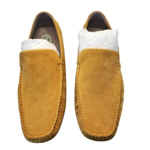 KENNETH‎ COLE NEW YORK Family Man Yellow Suede Moccasin Loafers Size 8